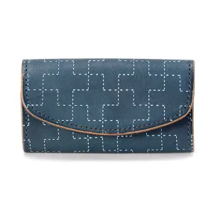 RE.ACT LEATHER WORKS | リアクトレザーワークス　CROSS FILLER INDIGO KEY CASE