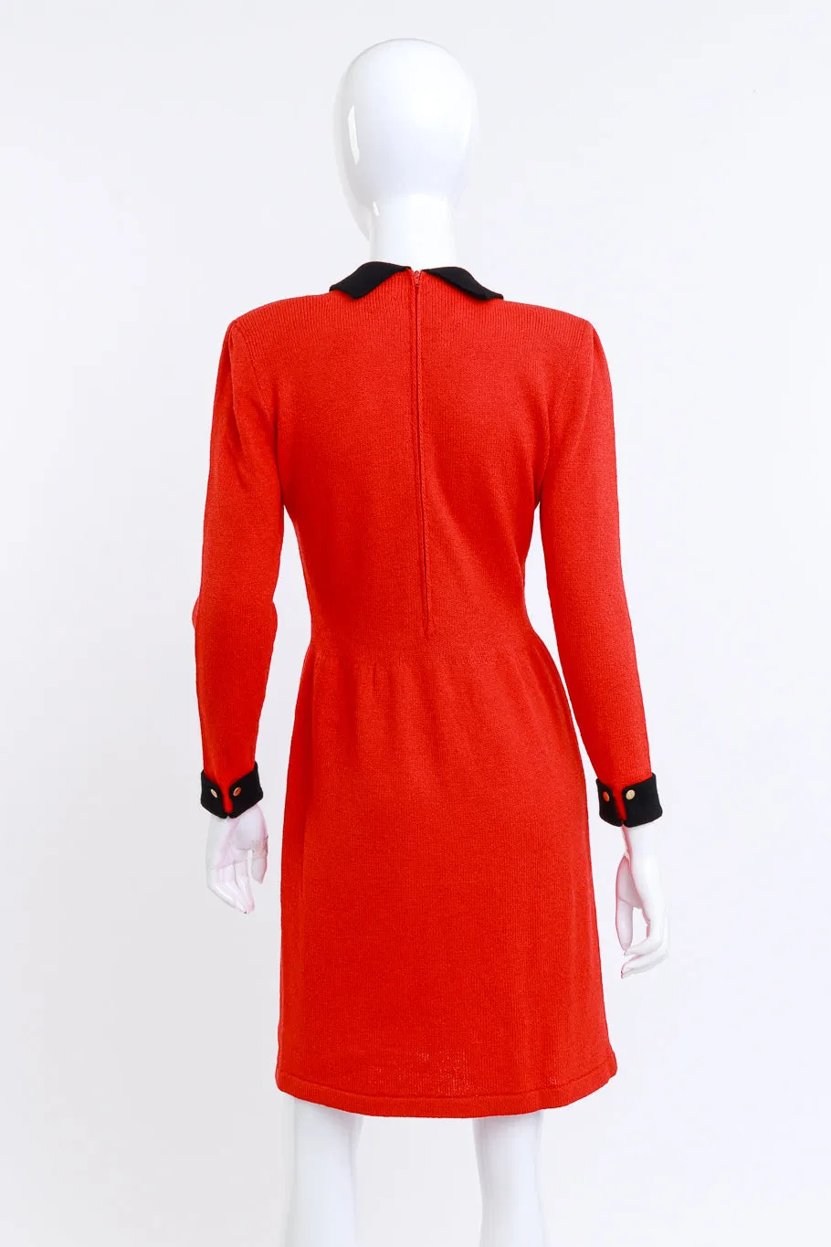 Reagan Red Knit Dress