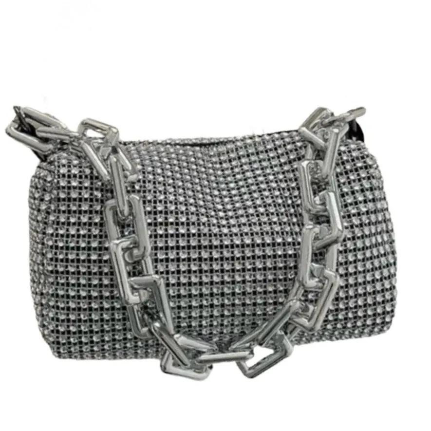 Rhinestone Embellished Handbag