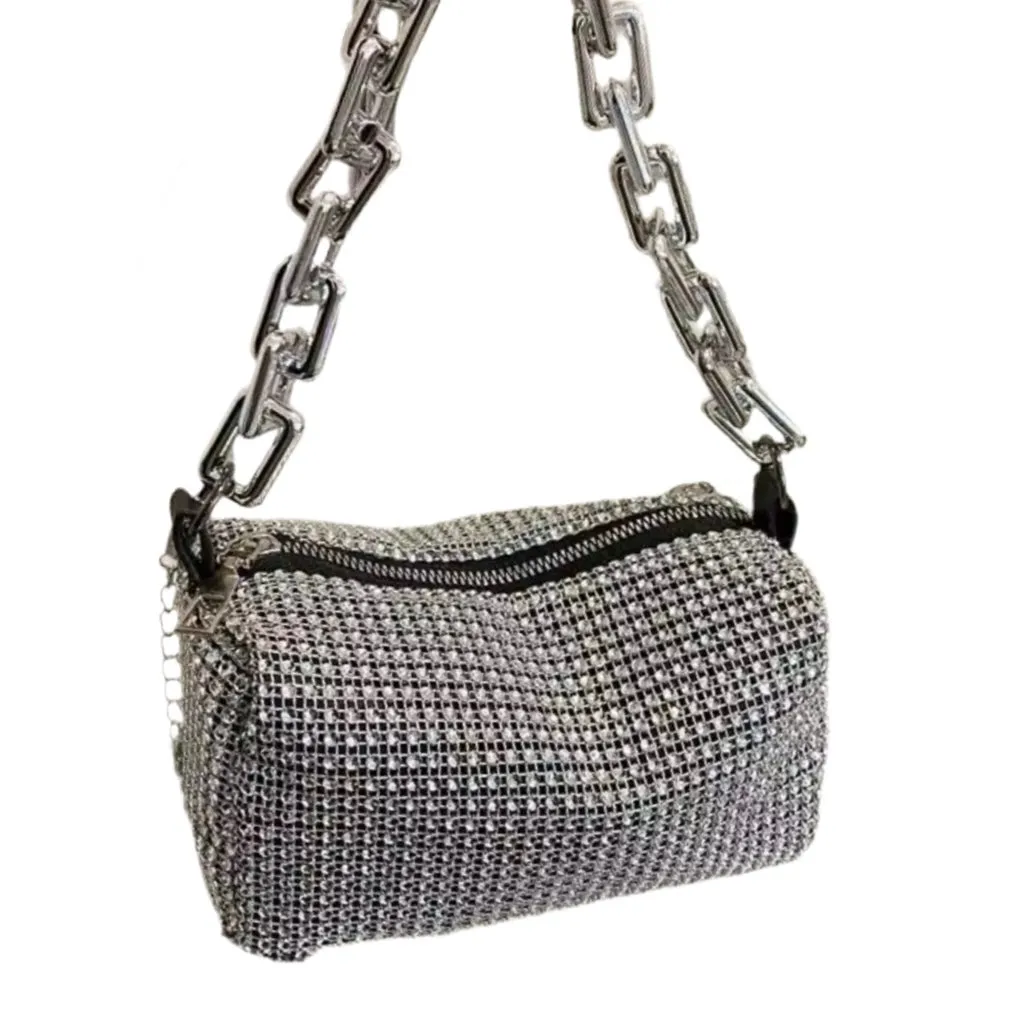 Rhinestone Embellished Handbag