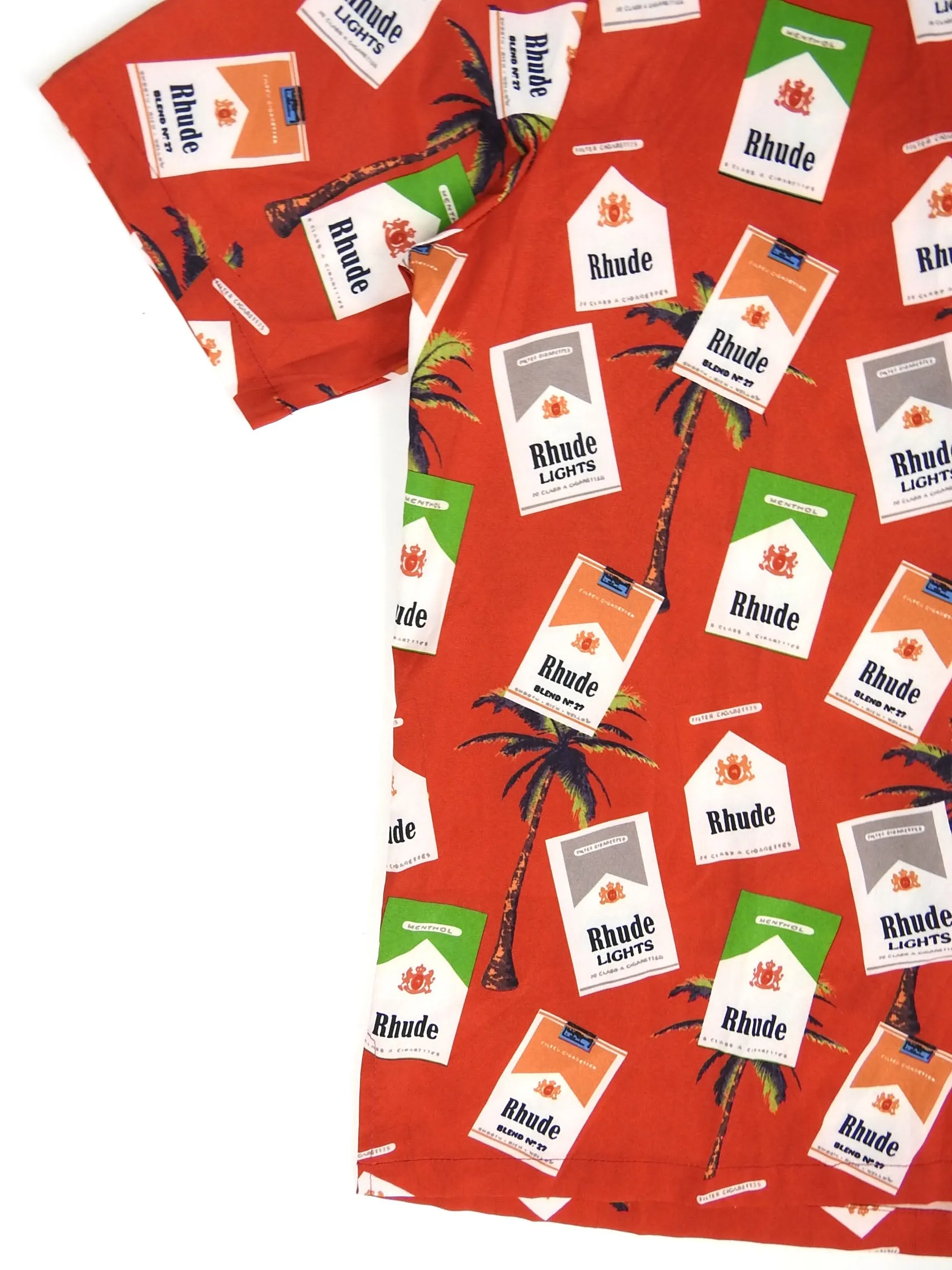 Rhude SS Graphic Button Up Size Medium