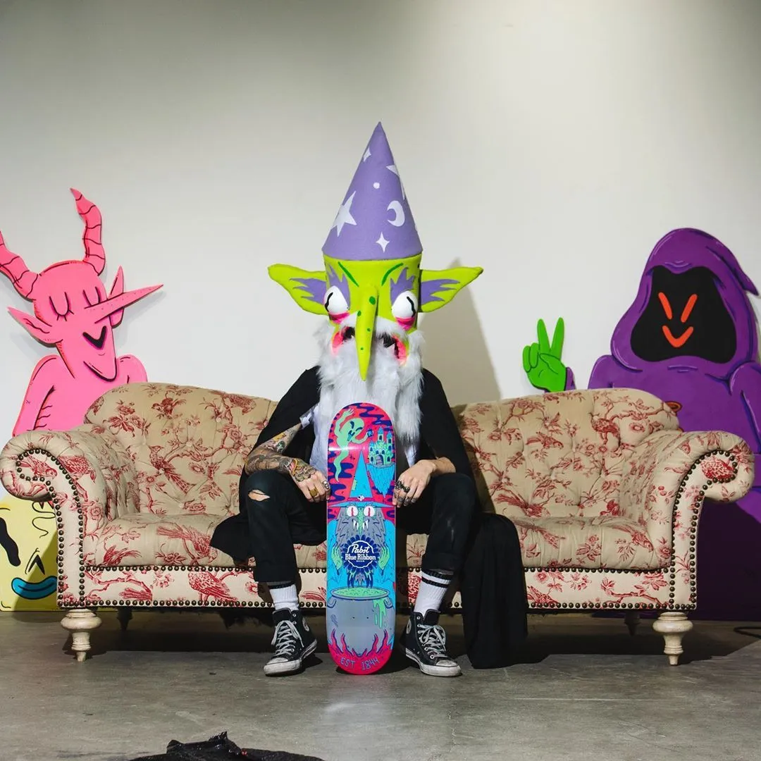 Ride With The Wizard Skatedeck
