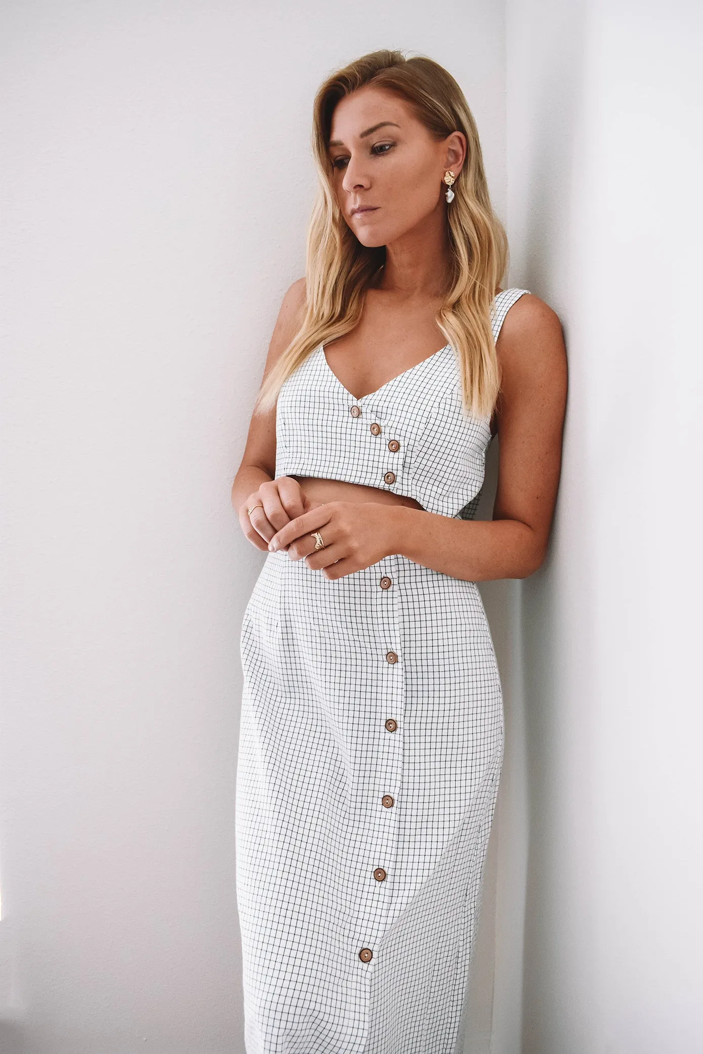 Rivage Button Down Cutout Dress
