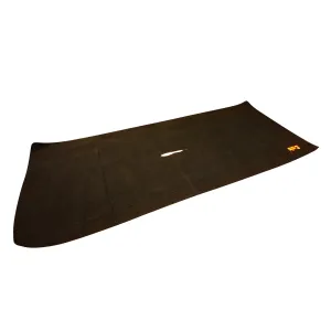 RPG Center Cut Microfiber Golf Towel - Waffle Weave - Black