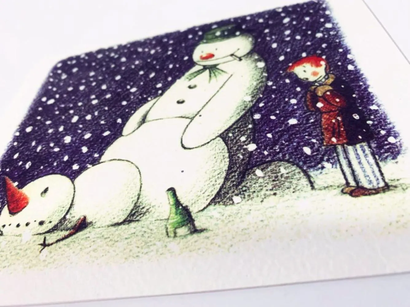 Rude Snowman Christmas Card