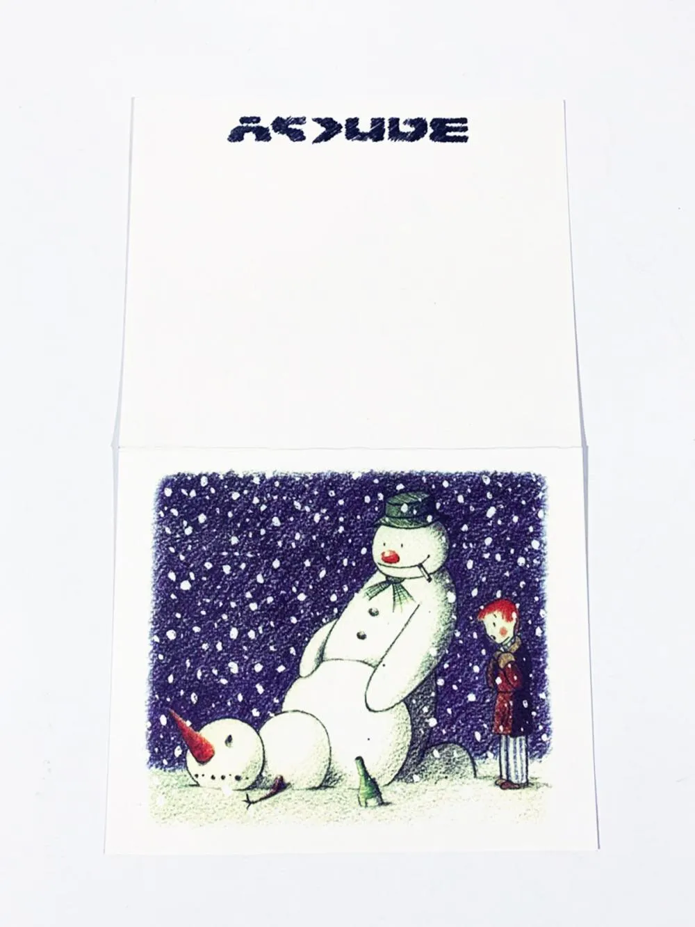 Rude Snowman Christmas Card