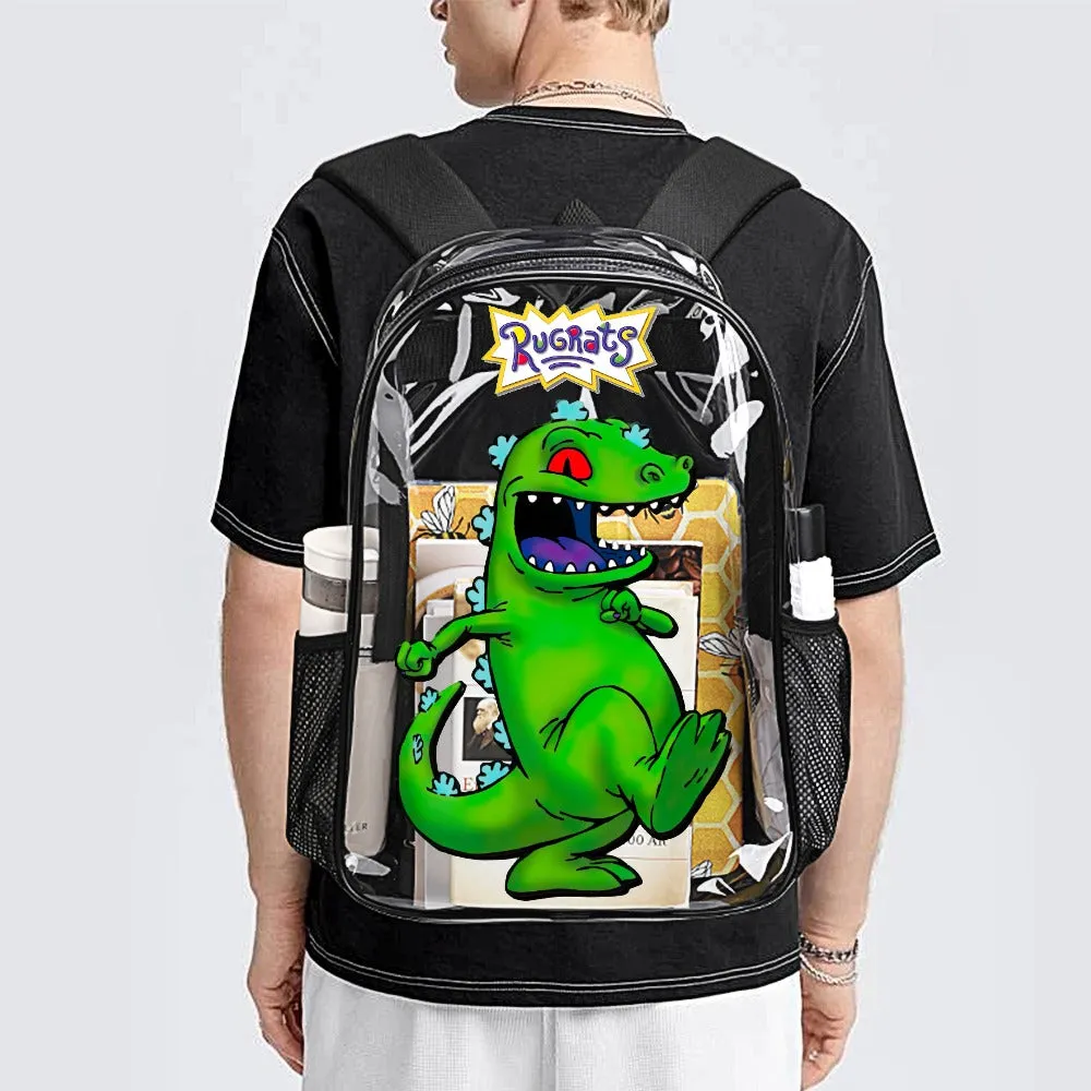 Rugrats Reptar Transparent Backpack 17 Inch