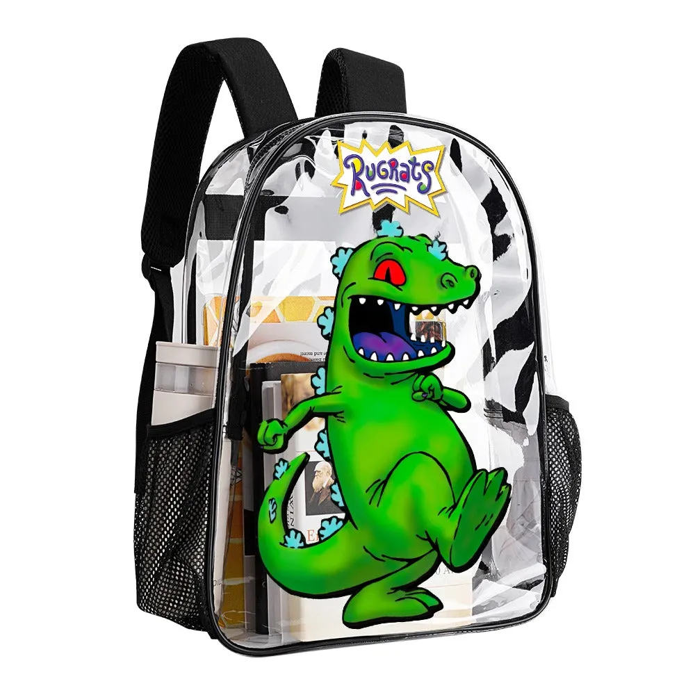 Rugrats Reptar Transparent Backpack 17 Inch