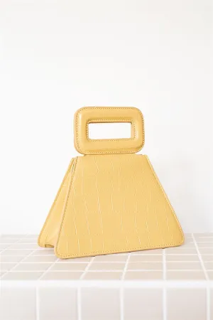 SAMPLE-Rico Handle Bag - Yellow