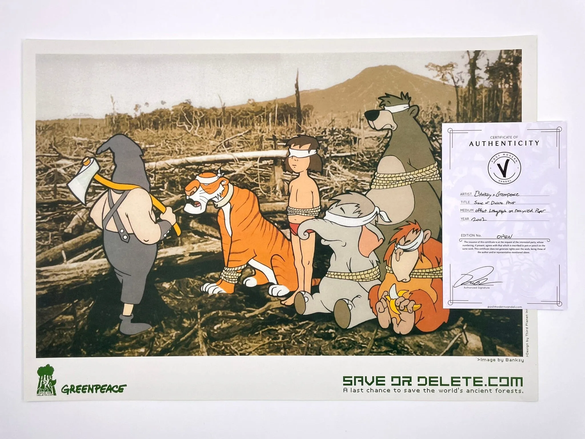 Save or Delete Official Greenpeace Print