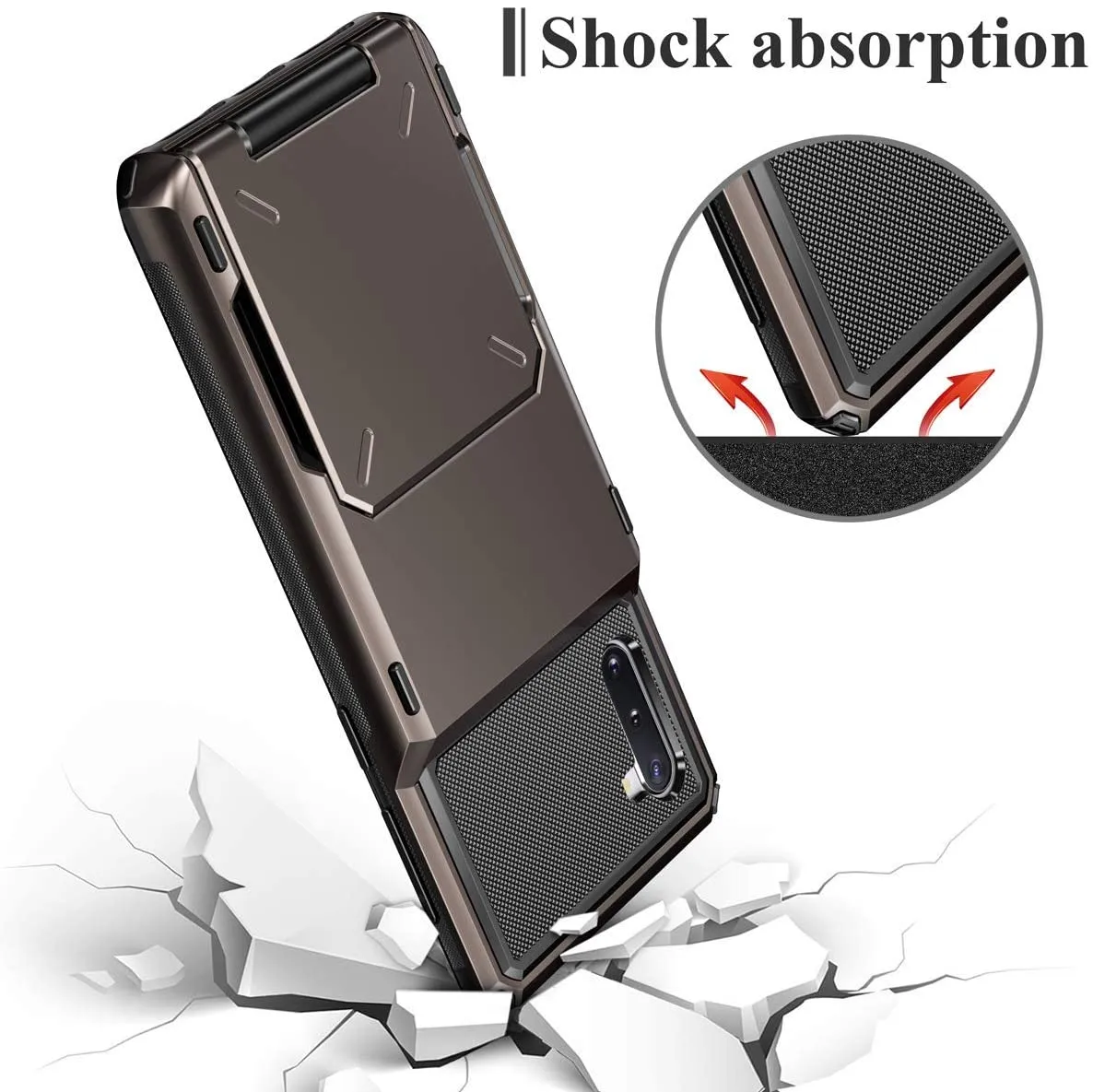 Shockproof Wallet Case For Samsung Galaxy