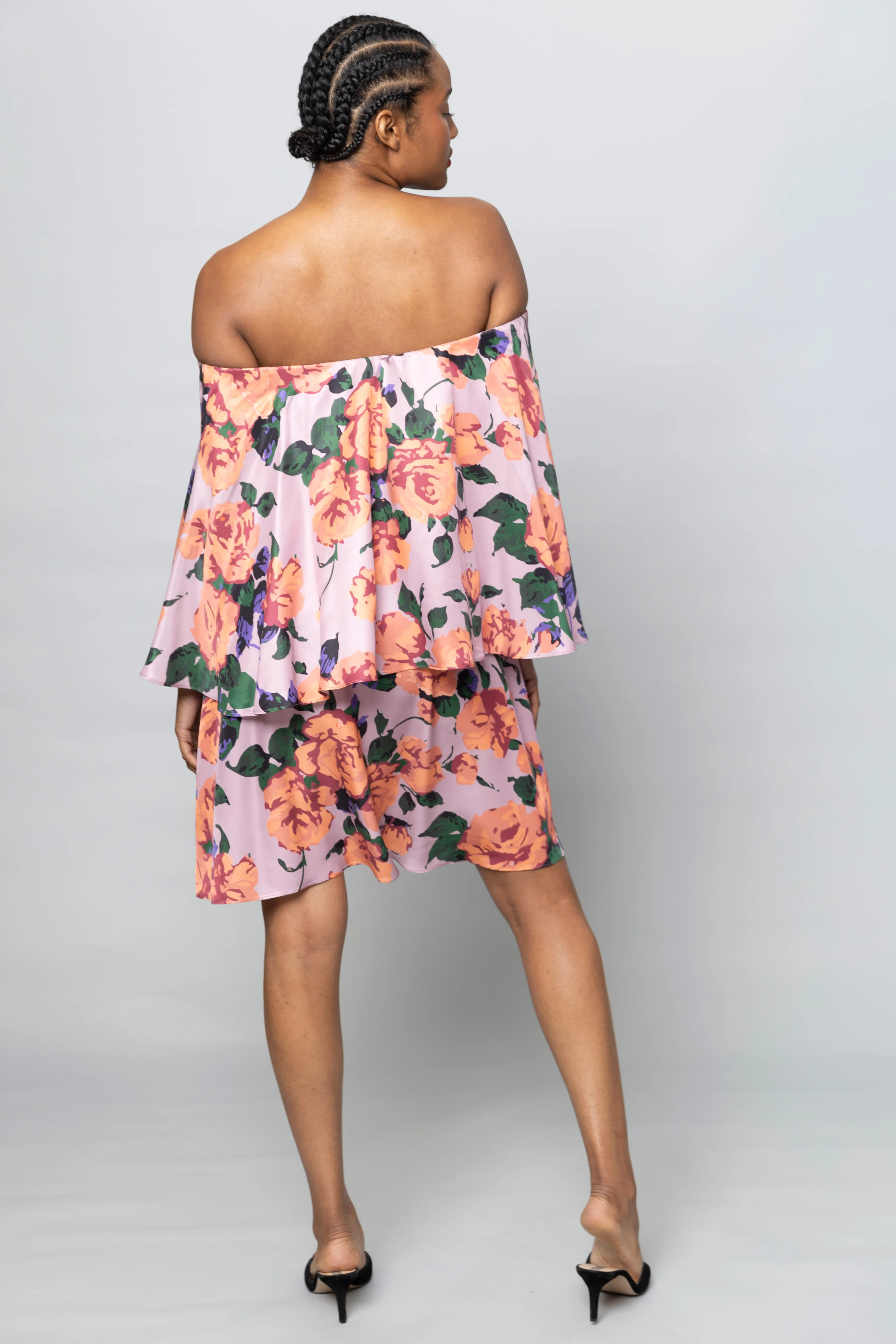 Short Tiered Off Shoulder