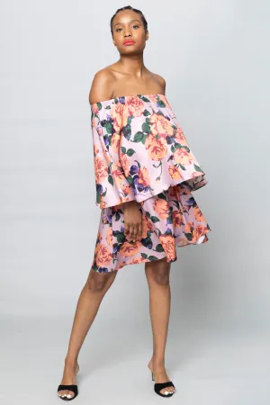 Short Tiered Off Shoulder