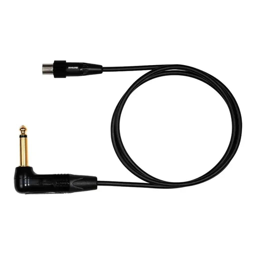 Shure WA307 - RA Jack to Lock Ring TA4F - Gold Plated