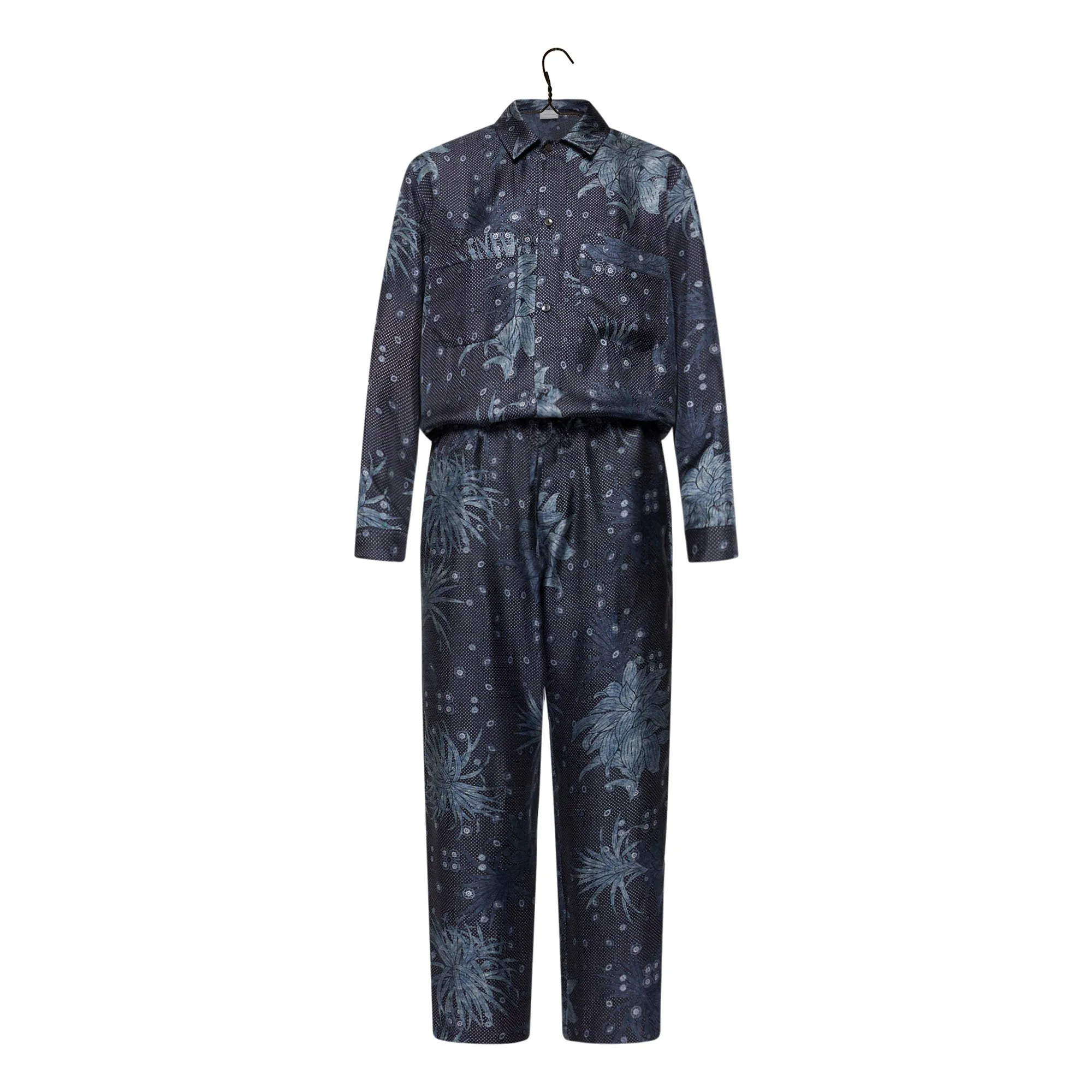 Silk Jumpsuit - Blue