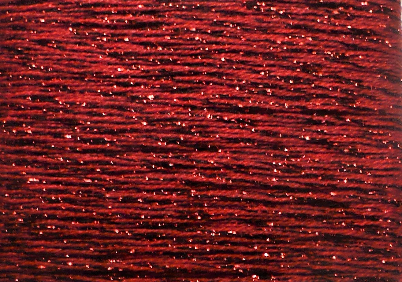 Silk Lame Braid 13 Count- Pinks, Reds, Oranges, Browns, Yellows