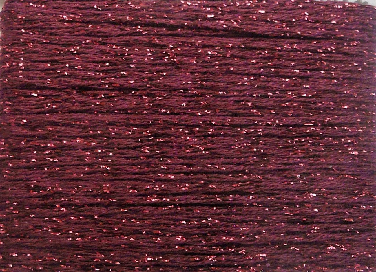 Silk Lame Braid 18 Count- Blues, Purples, Greens,