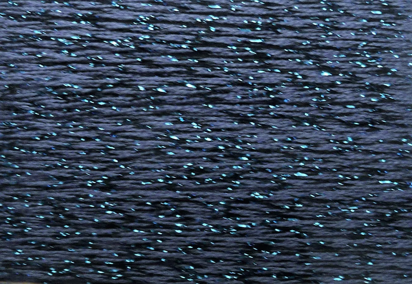 Silk Lame Braid 18 Count- Blues, Purples, Greens,