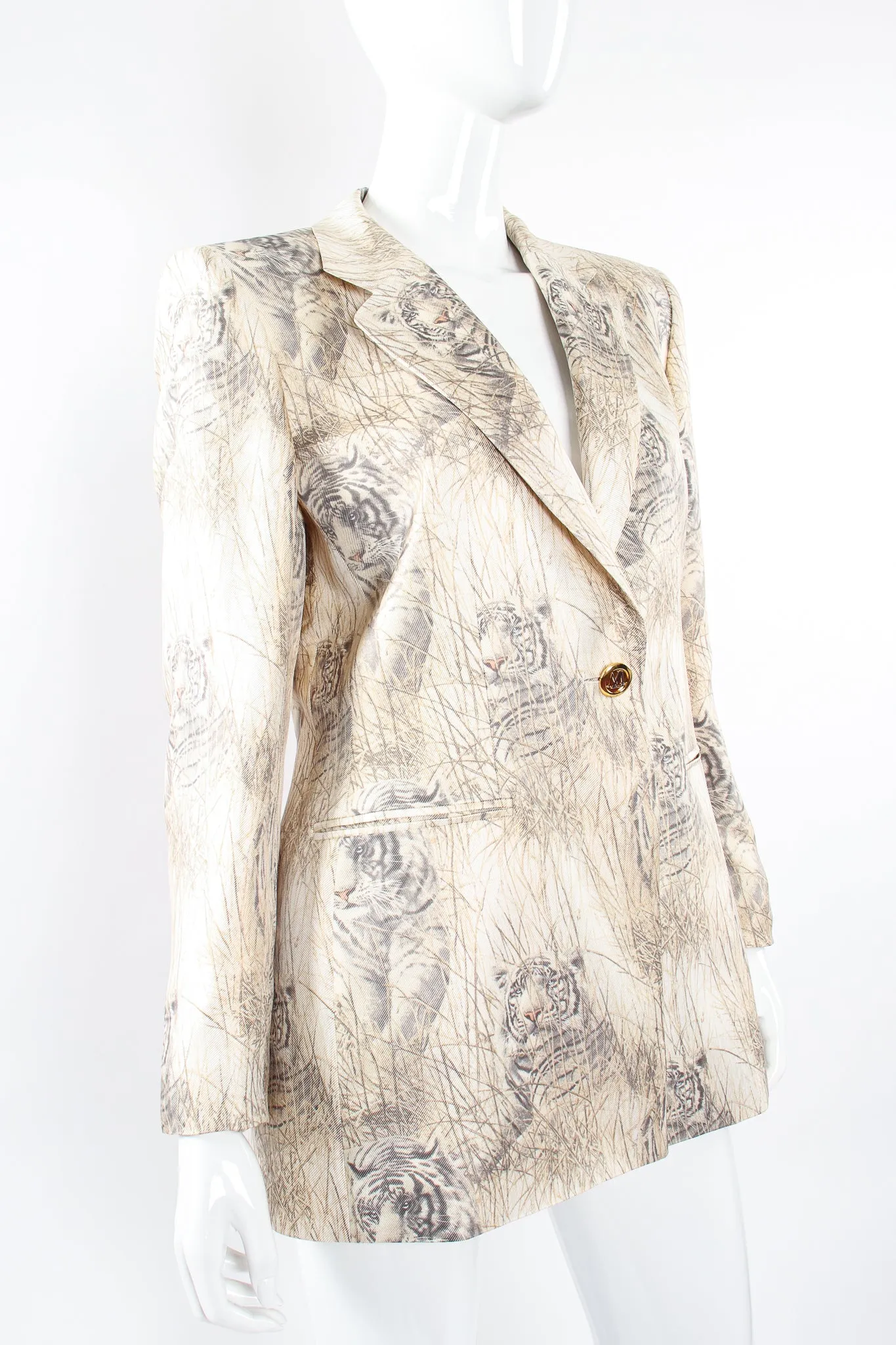 Silk Snow Tiger Jacket