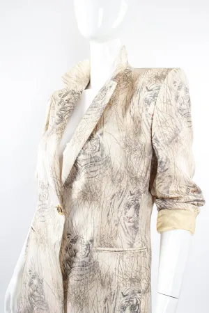 Silk Snow Tiger Jacket