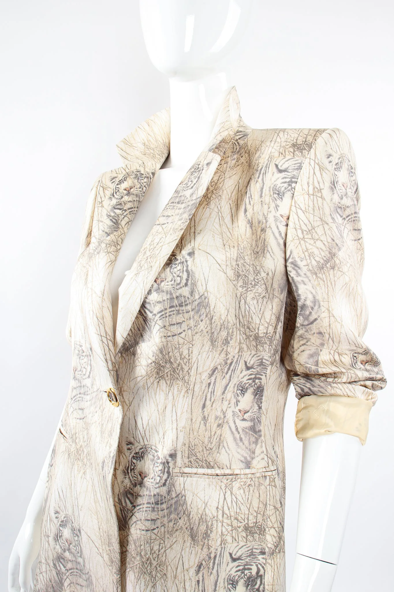 Silk Snow Tiger Jacket