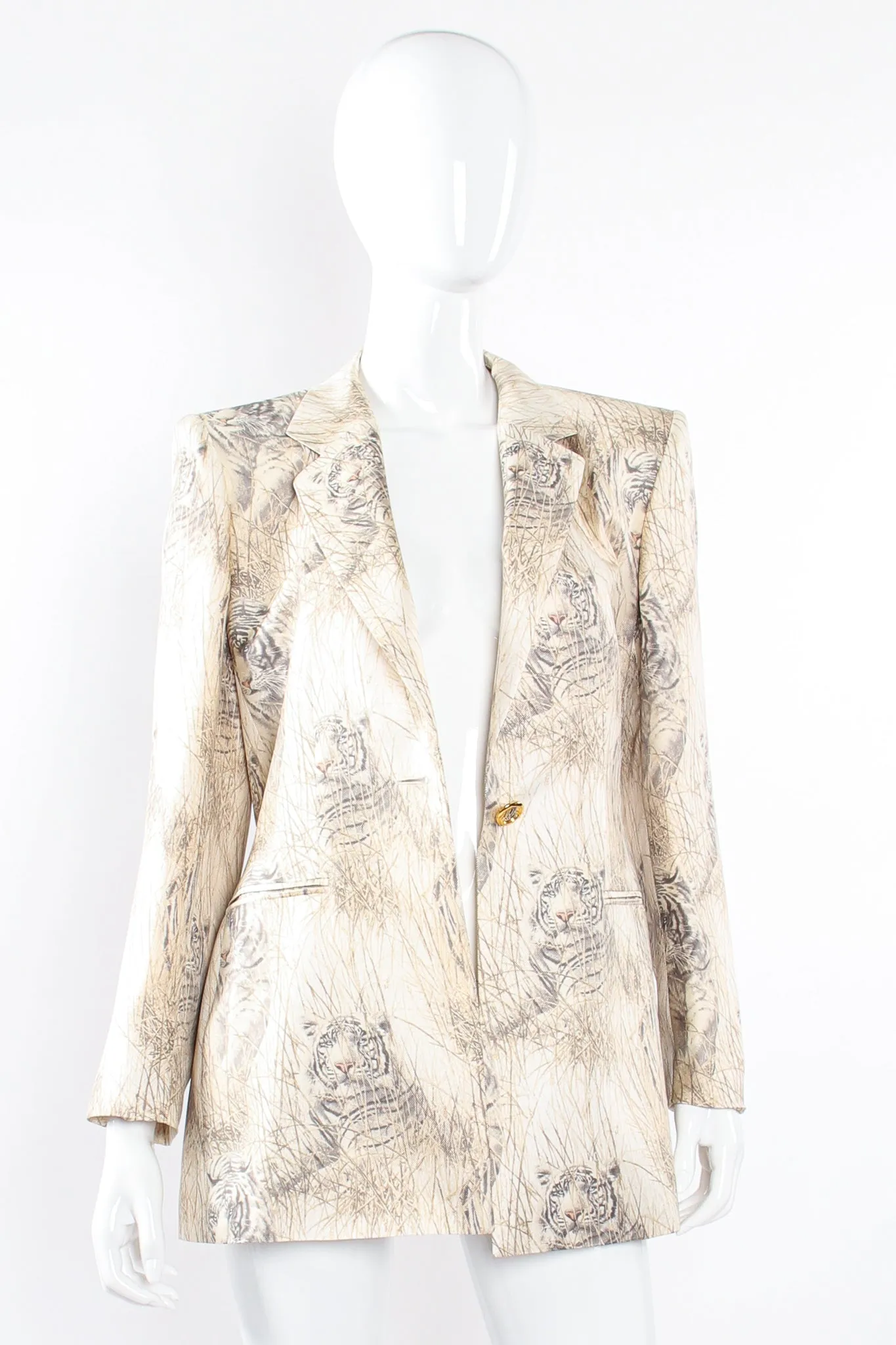Silk Snow Tiger Jacket