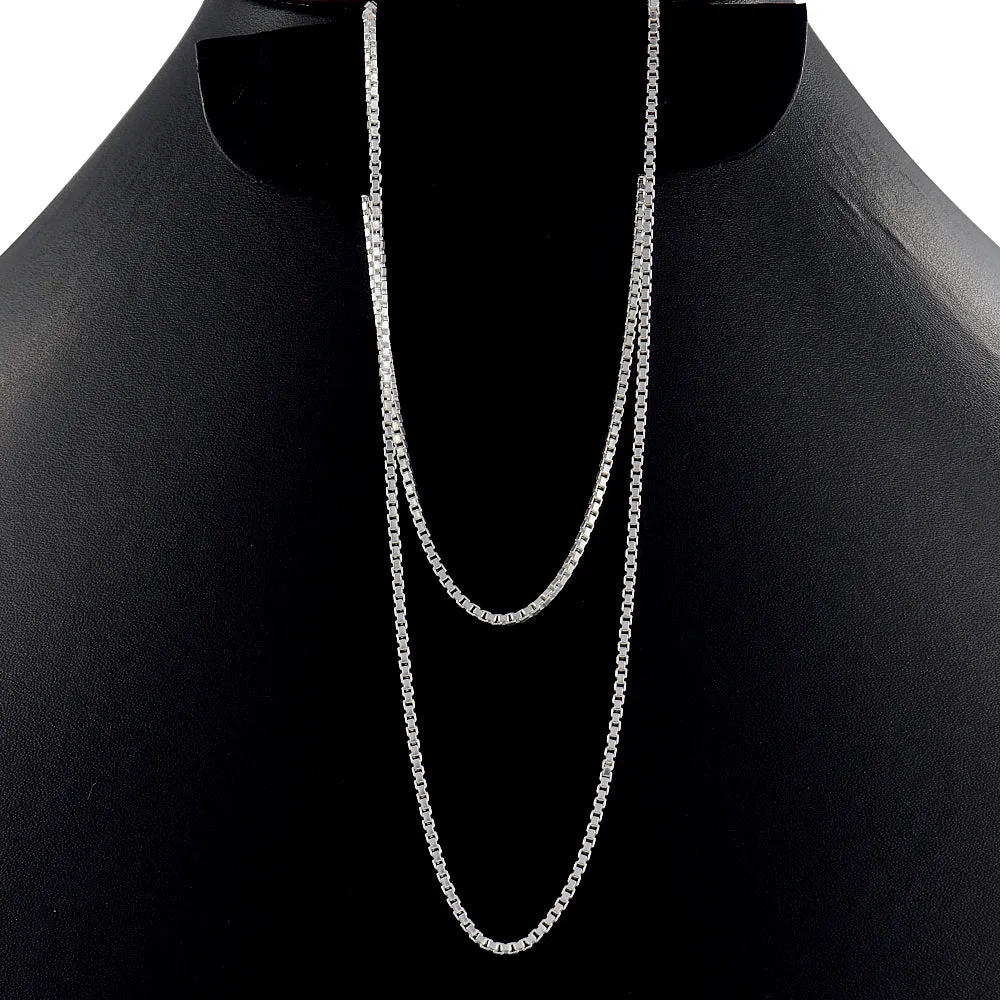Silver Chain - 925 Sterling Silver Box Chain