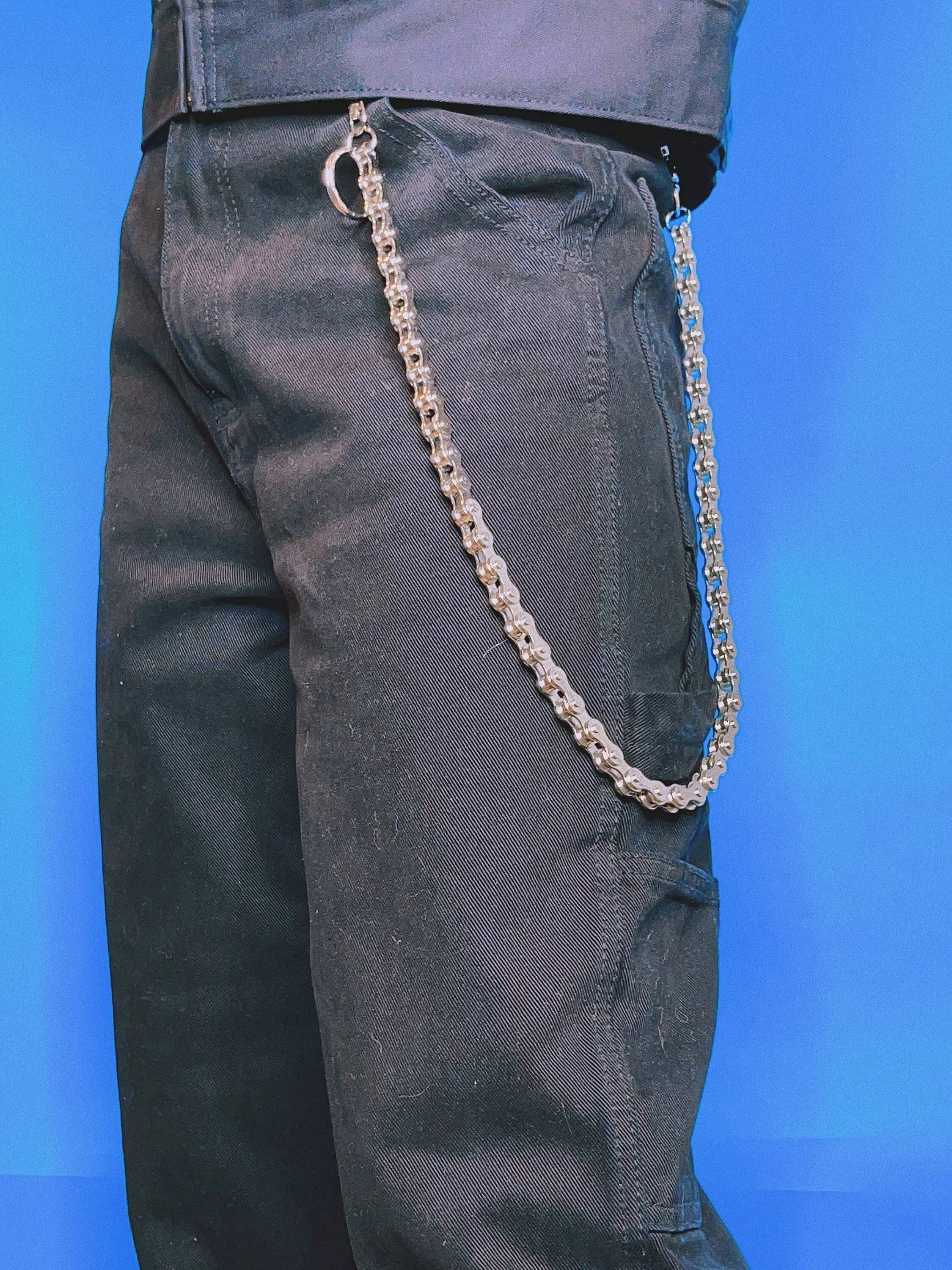 Single Bearing Roller Chain Pant Wallet