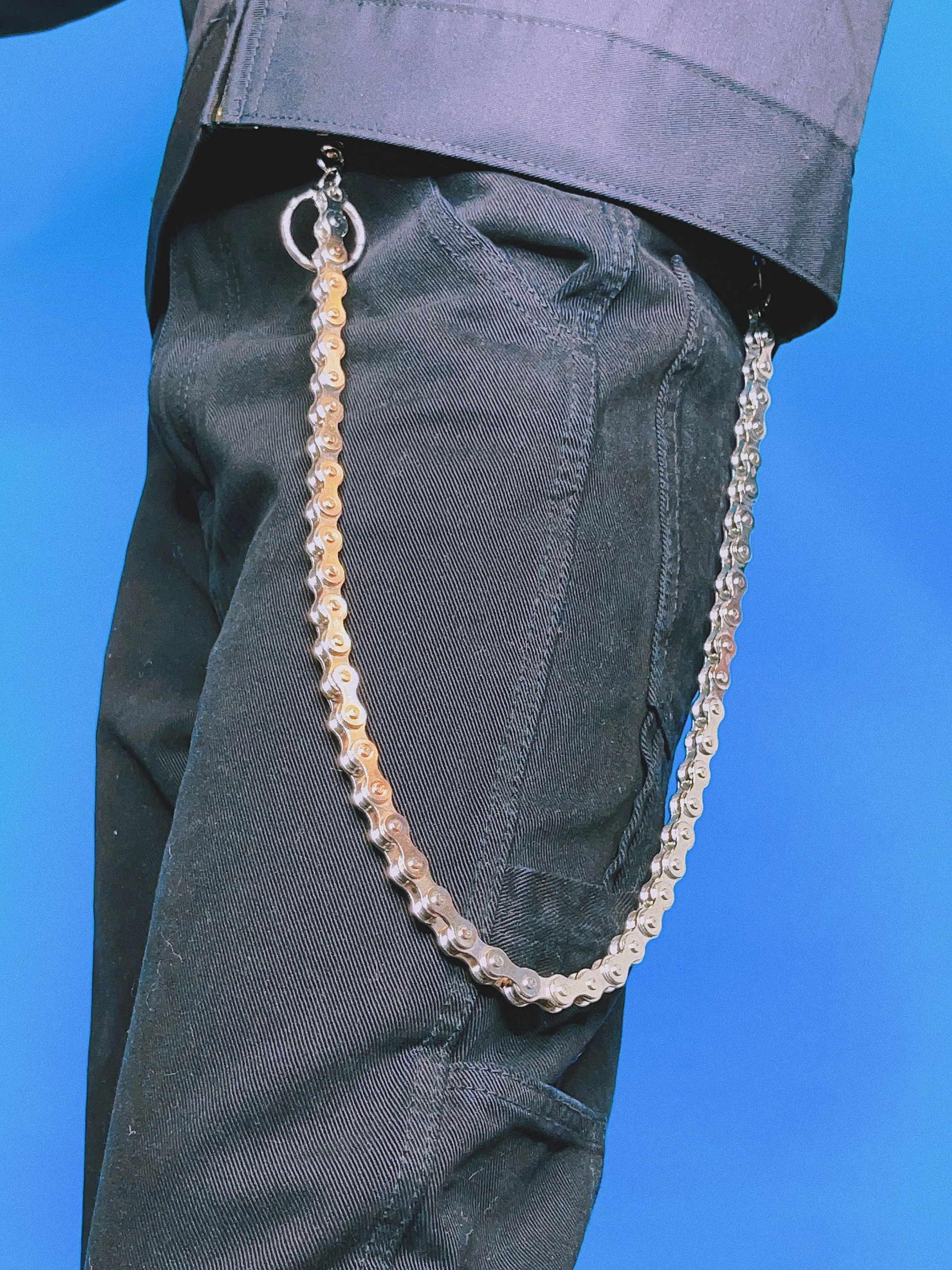 Single Bearing Roller Chain Pant Wallet