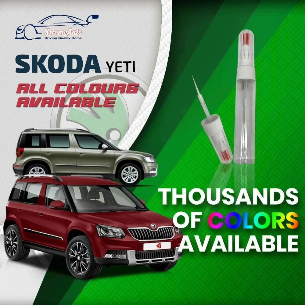 Skoda Yeti 2009 - 2017 Premium Stone Chip Needle Touch up Paint All Colours