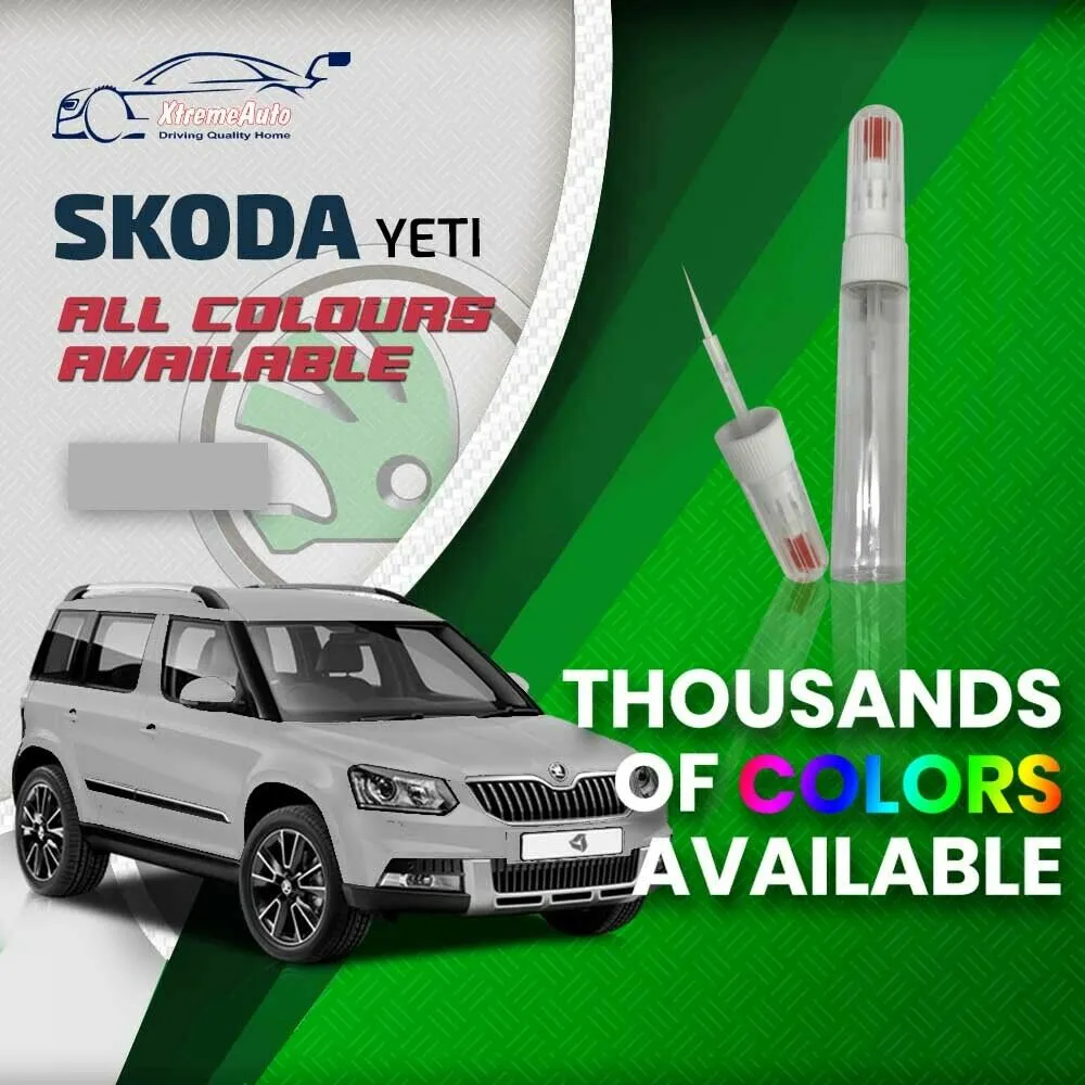 Skoda Yeti 2009 - 2017 Premium Stone Chip Needle Touch up Paint All Colours