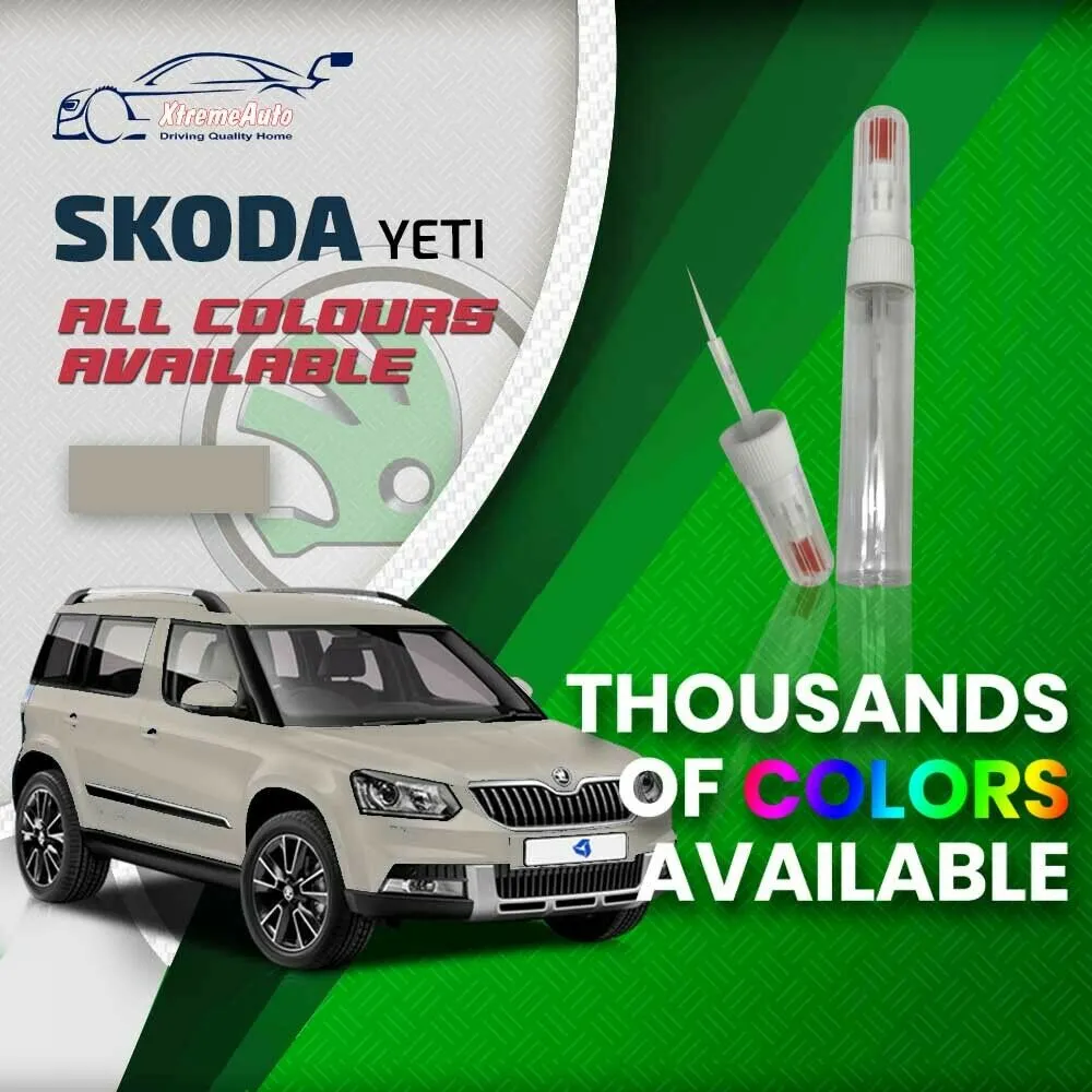 Skoda Yeti 2009 - 2017 Premium Stone Chip Needle Touch up Paint All Colours