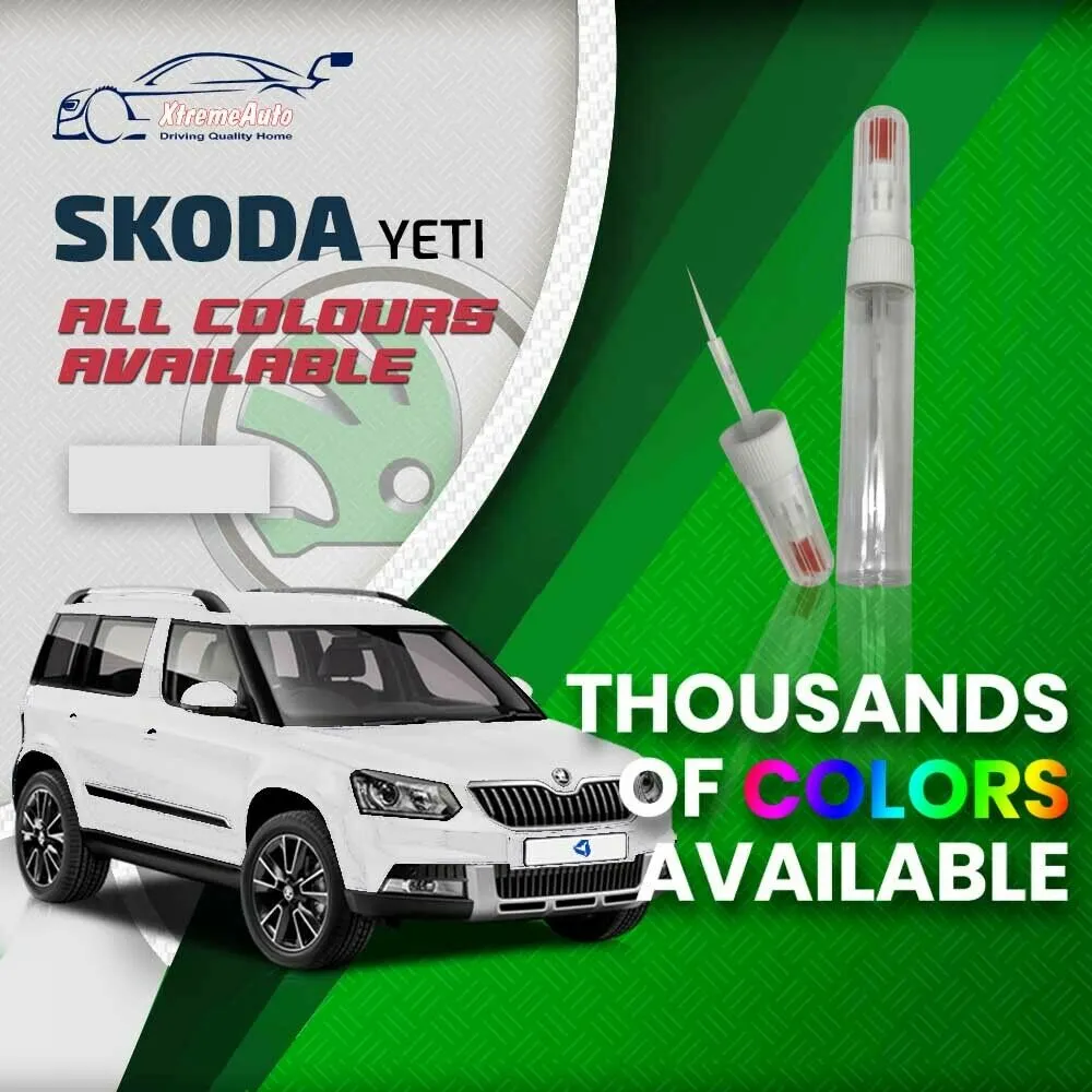 Skoda Yeti 2009 - 2017 Premium Stone Chip Needle Touch up Paint All Colours