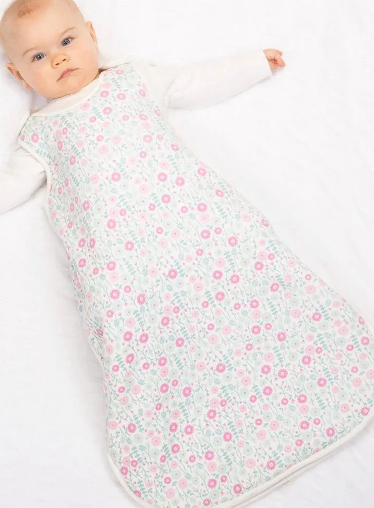 Sleep bag and sleepsuit starter gift set - Organic Cotton - Daisy ditsy floral print by KITE