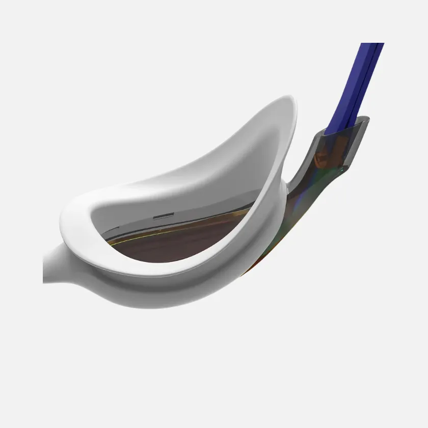 Speedo Vue Mirror Adult Goggles -White/Blue
