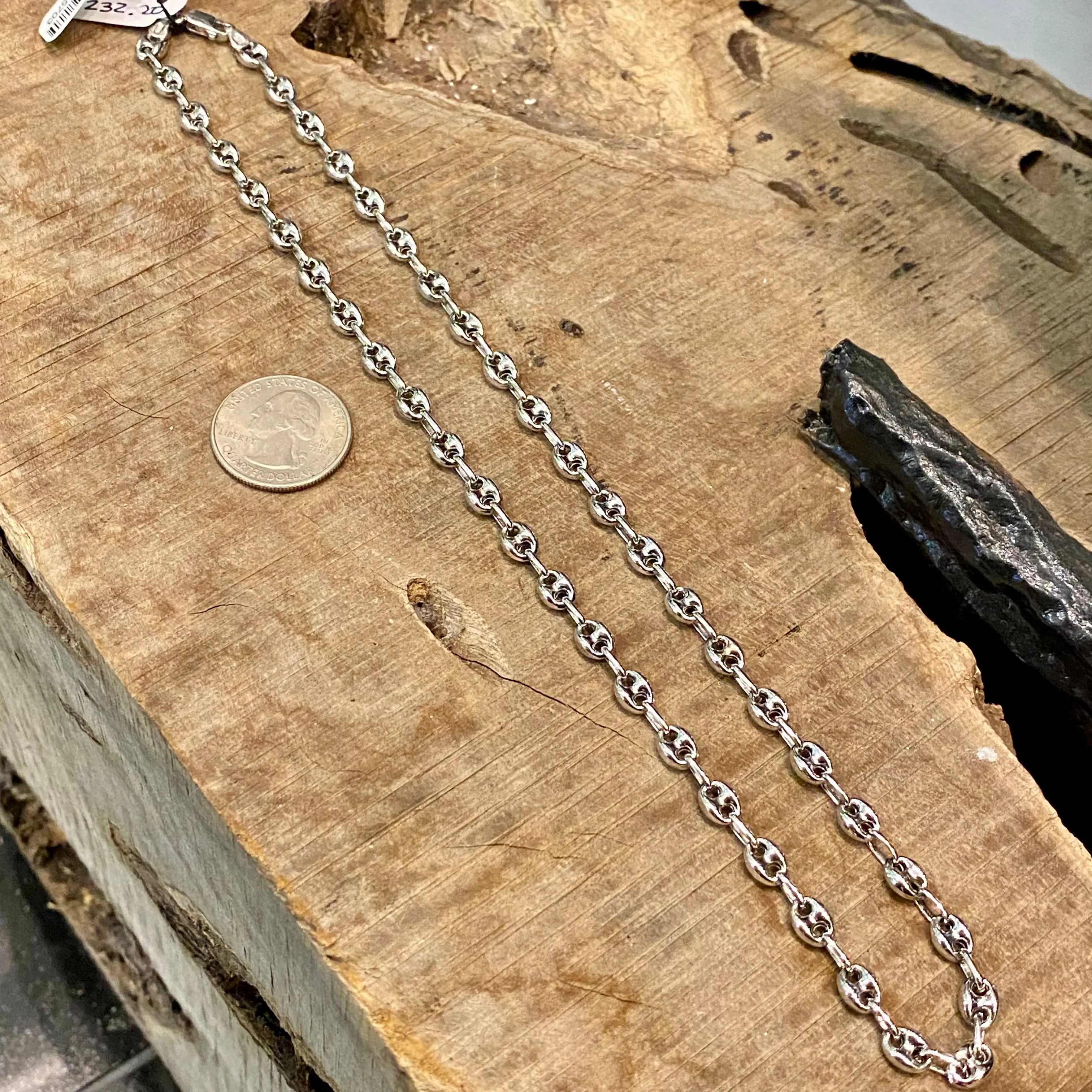 Sterling Silver - Mariner Chain - 6mm - 20"
