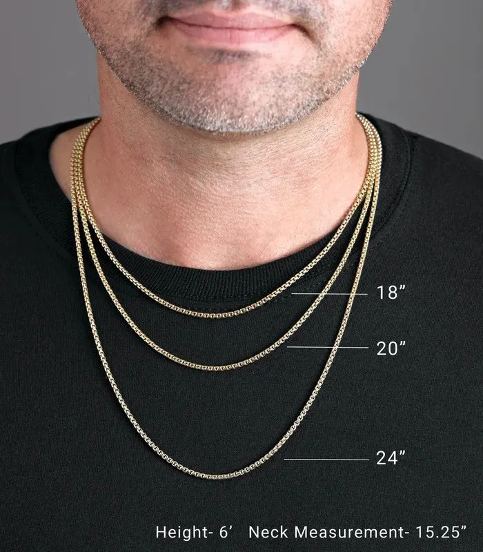 Sterling Silver Wheat Chain 4mm