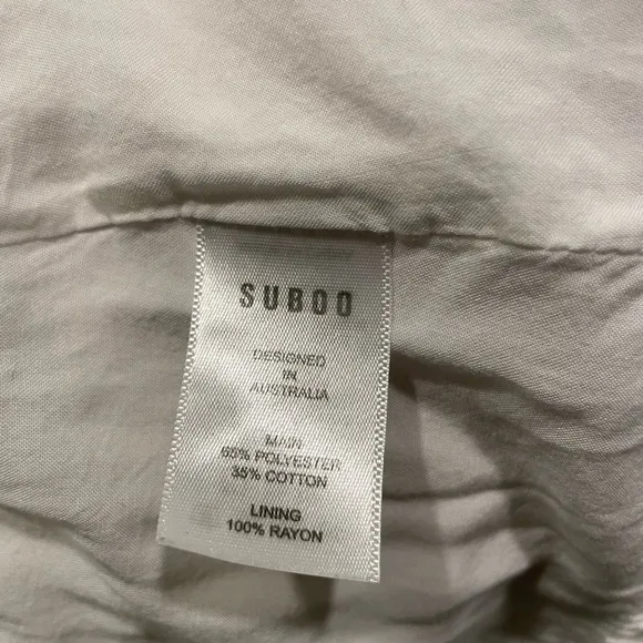 Suboo Willow Wrap Dress in White