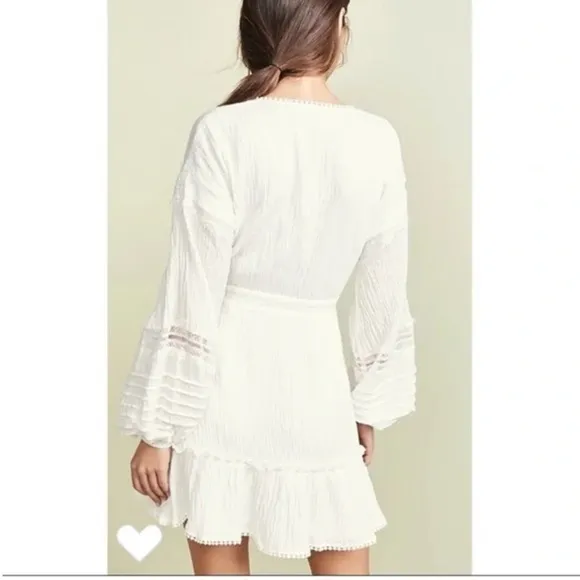 Suboo Willow Wrap Dress in White