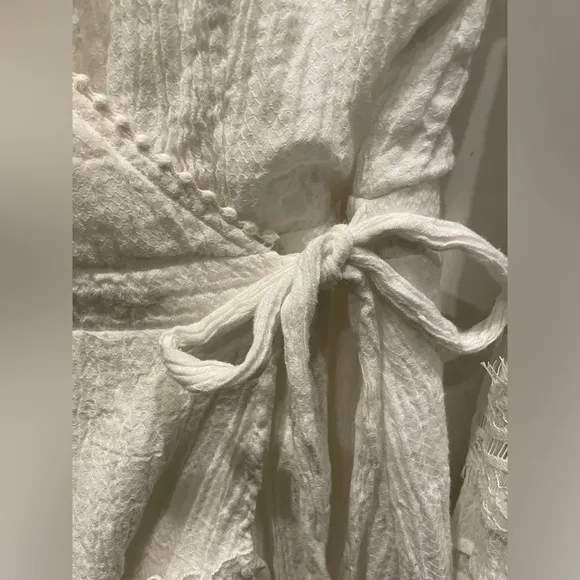 Suboo Willow Wrap Dress in White