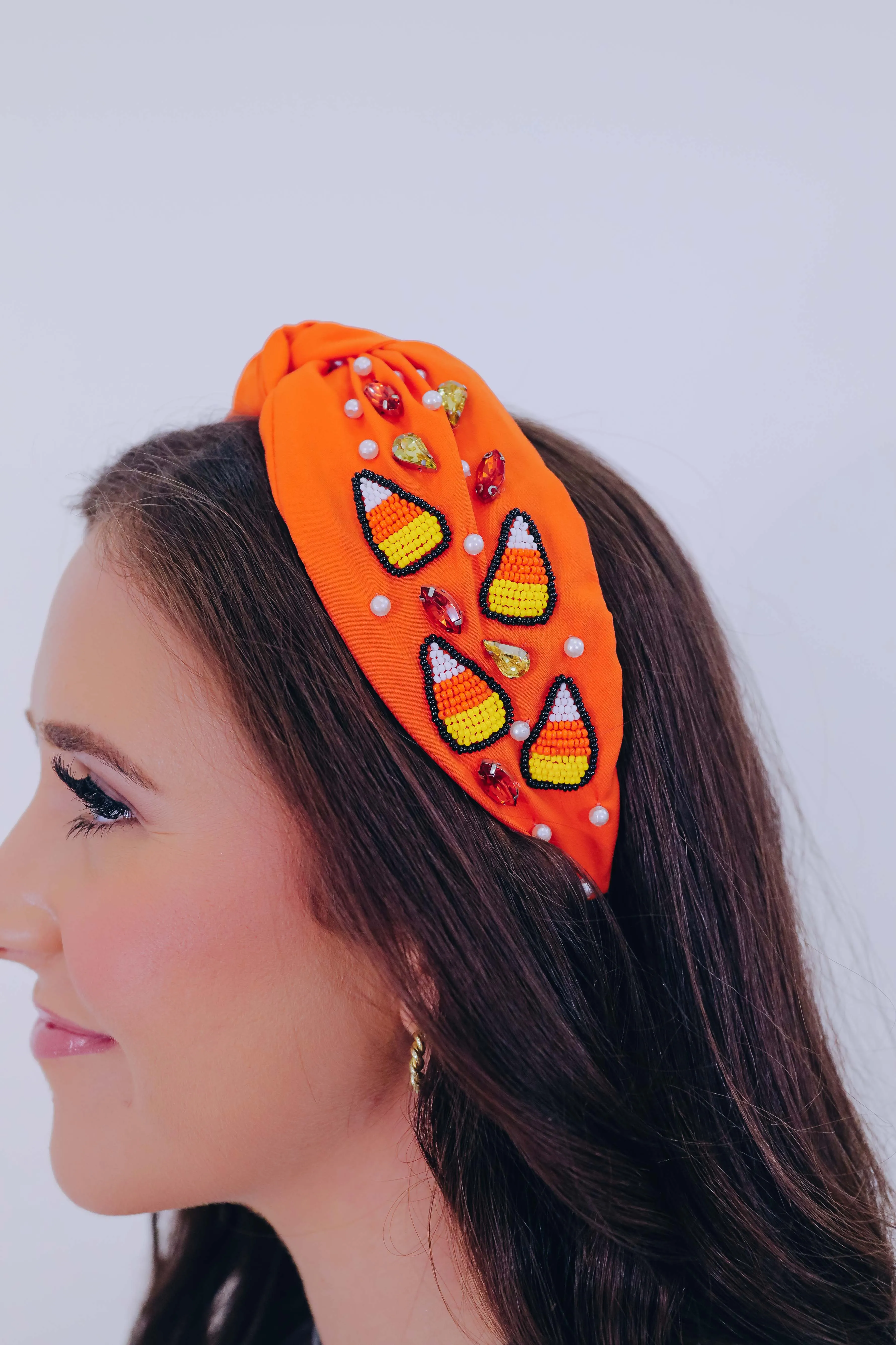 Sugar Rush Candy Corn Embellished Headband