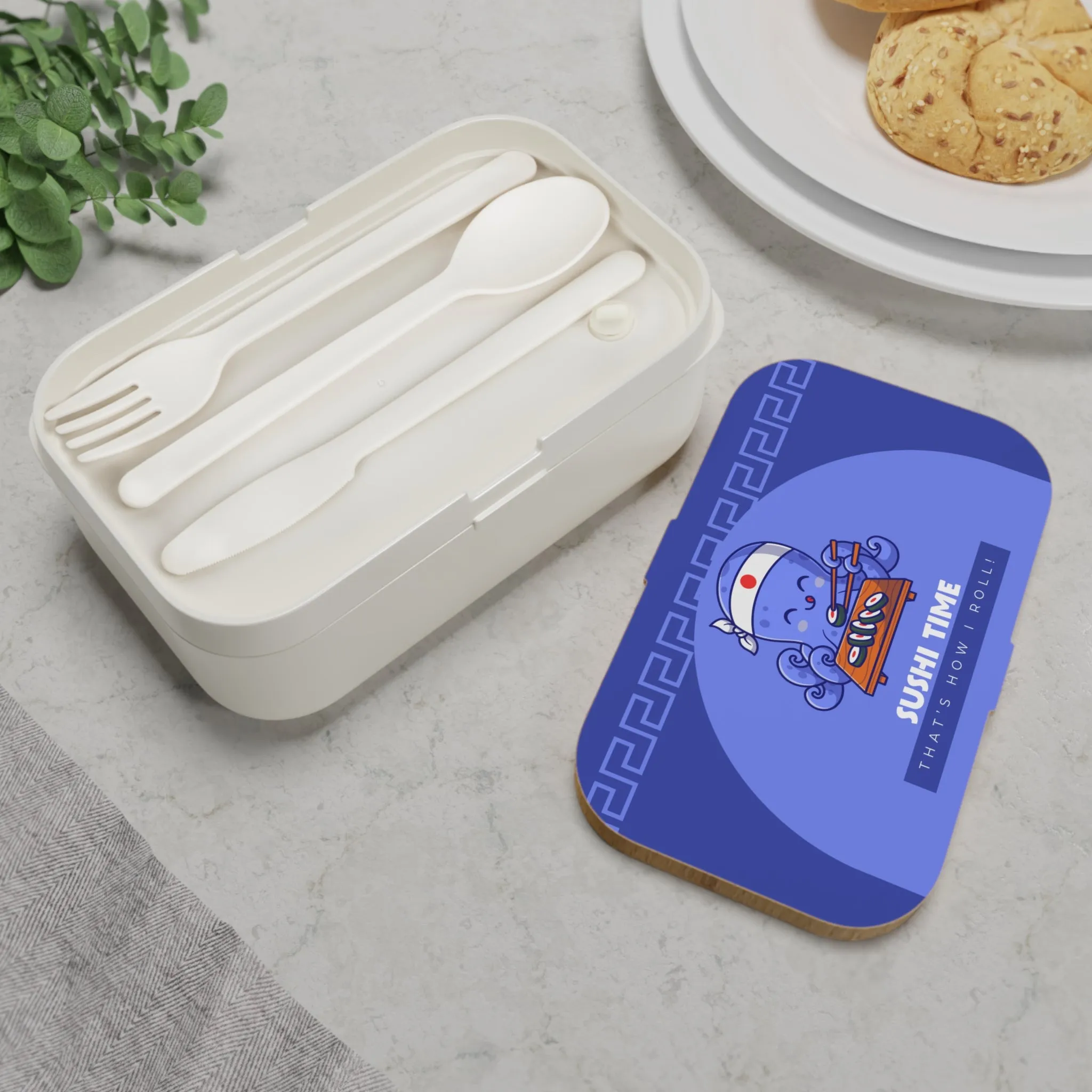 Sushi Time’ Bento Box: Octopus-Approved Lunch on the Go!