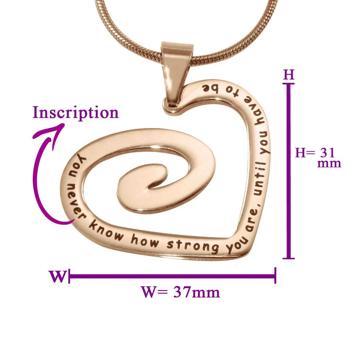Swirls of My Heart Necklace