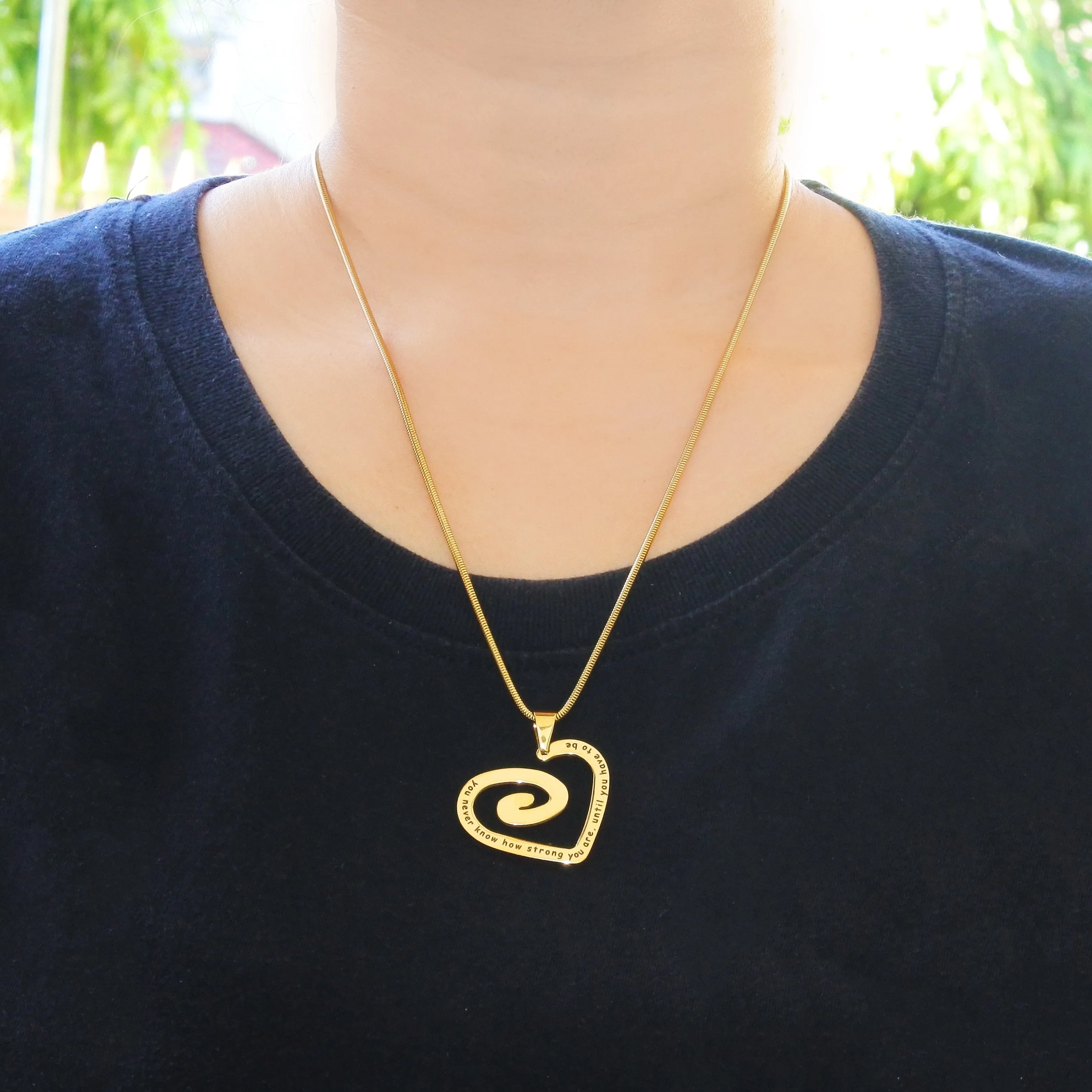 Swirls of My Heart Necklace