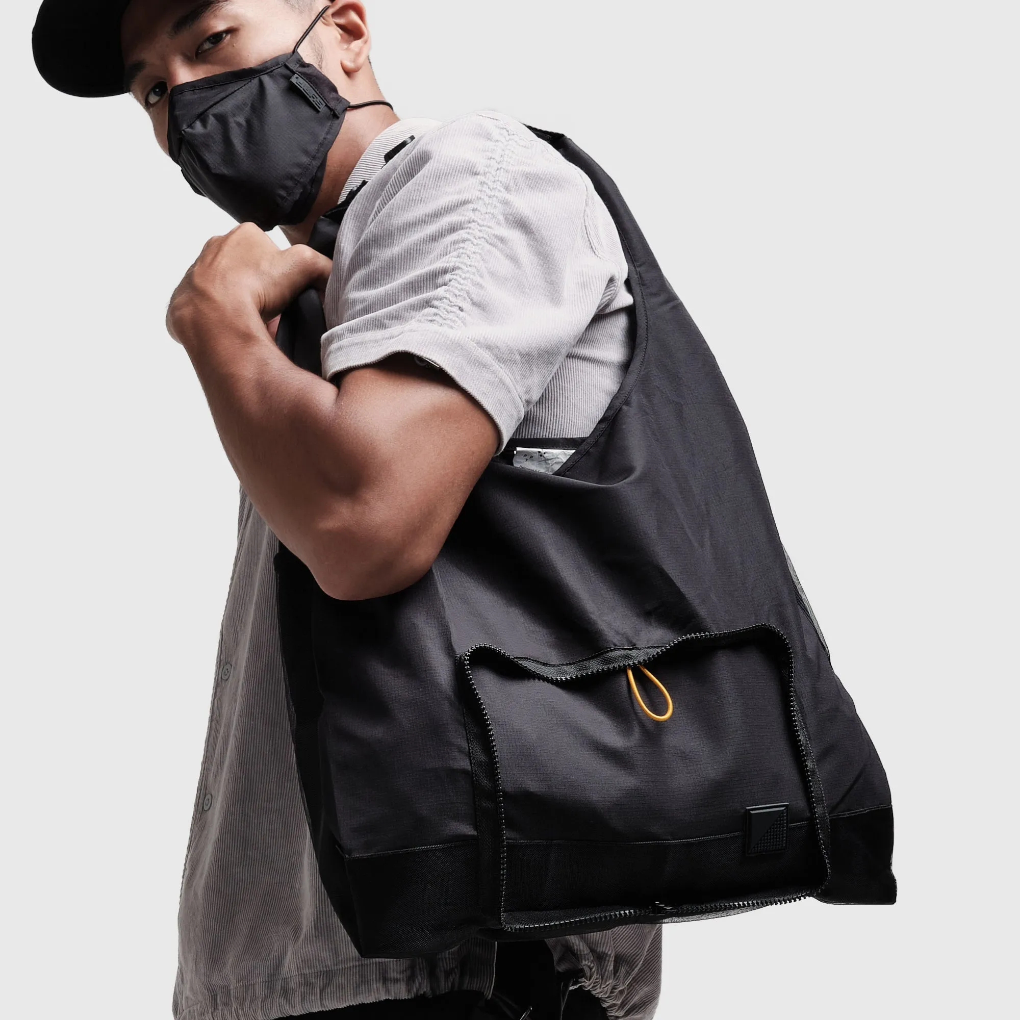 Syma Utilized Visable Foldable Totebag