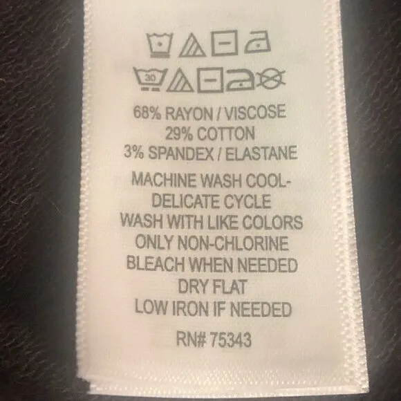 Tahari My Perfect Shape Women’s Size 1X Rayon Blend Black Notched Collar Blazer