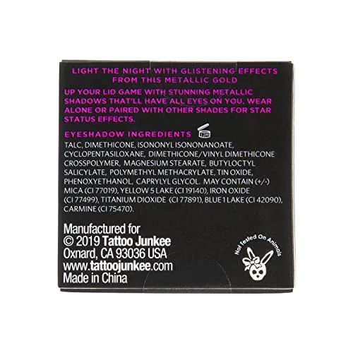 TATTOO JUNKEE Life On Mars Metallic Midnight Blue Highly-Pigmented Space Dust Eyeshadow, Creamy & Easily Blindable Formula, Wear Alone or Pair With Other Shades, 0.19 Oz