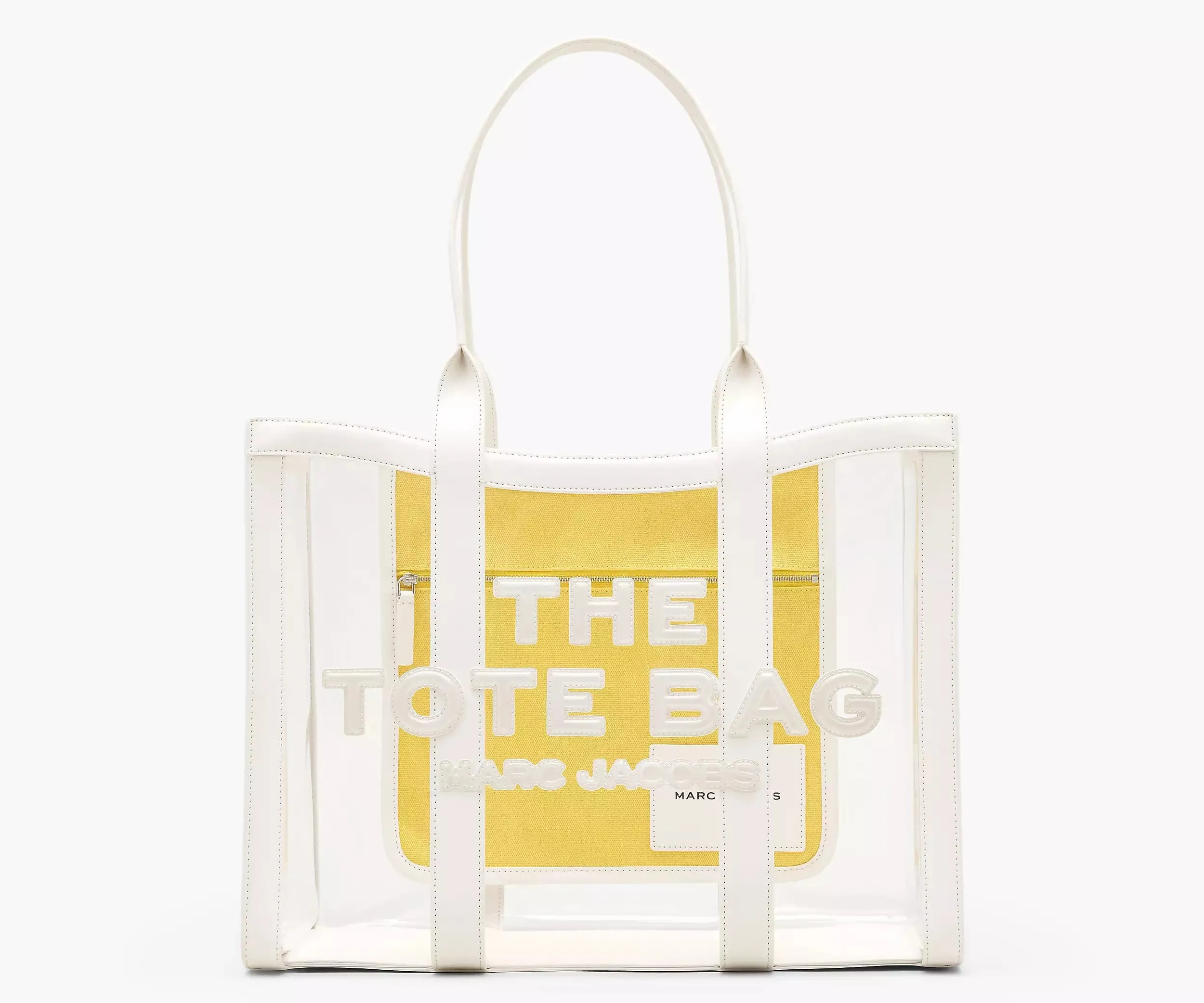 The Clear Large Tote Bag - White