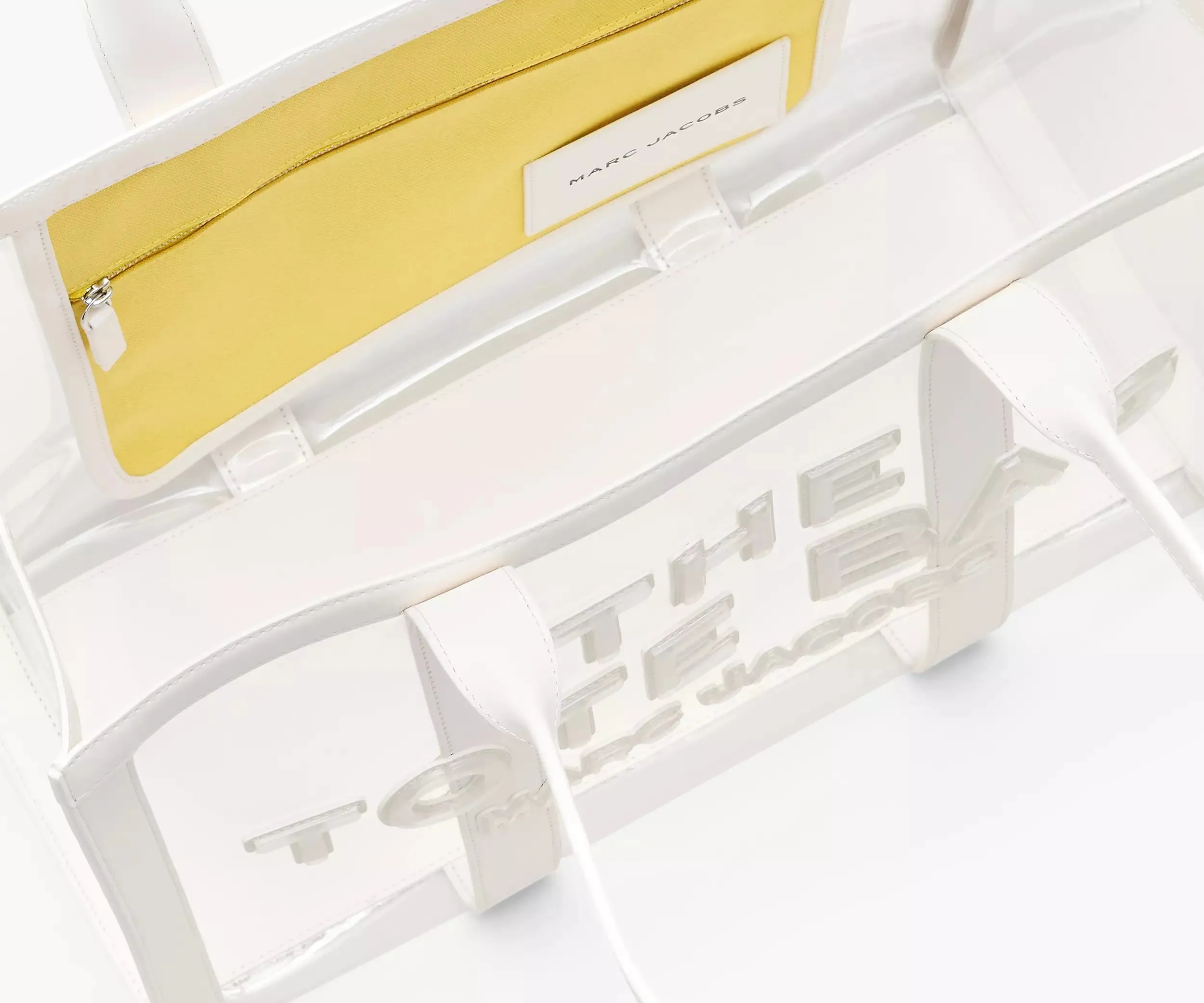The Clear Large Tote Bag - White