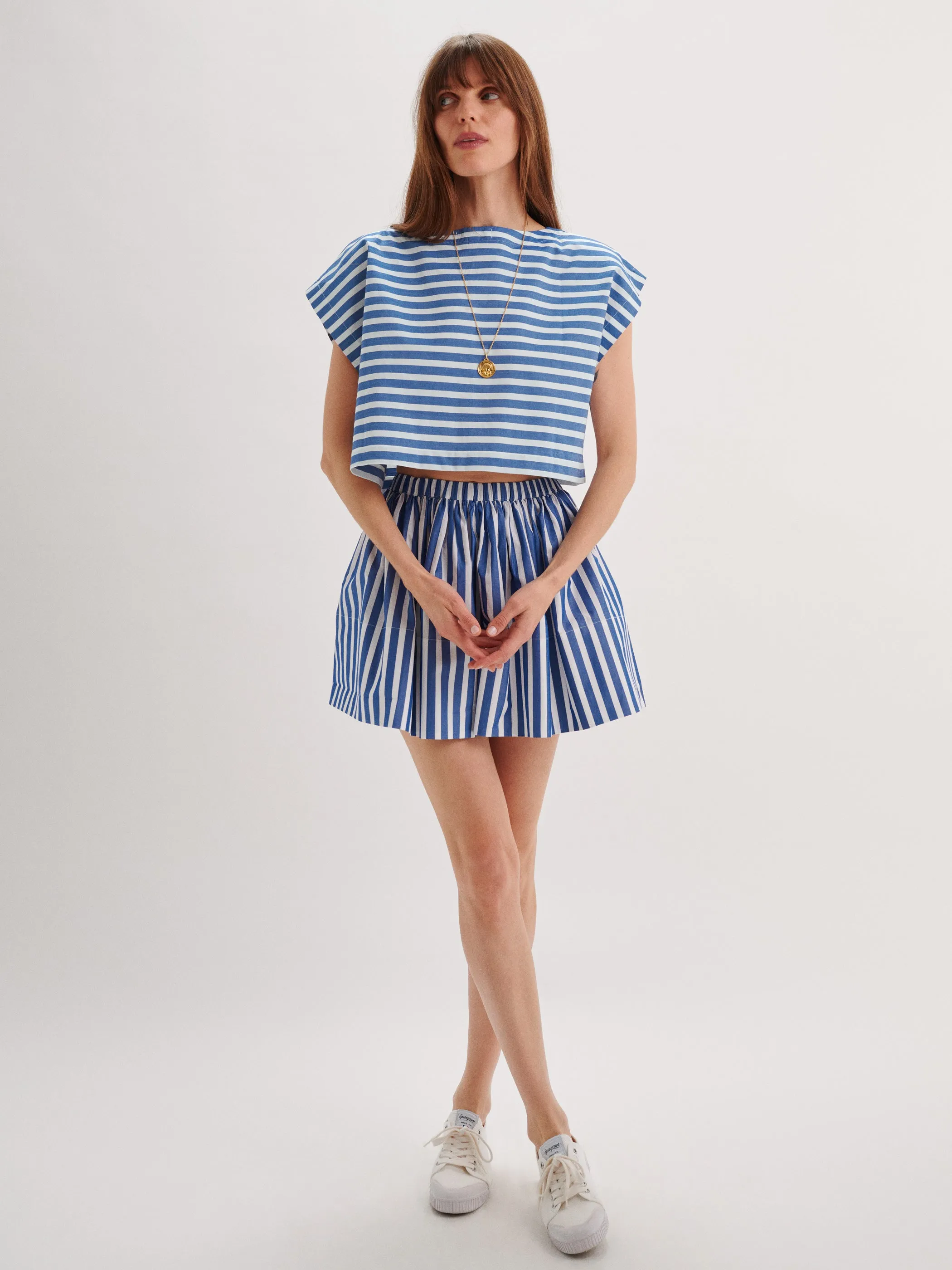 The Fousta Skirt in Cotton Poplin